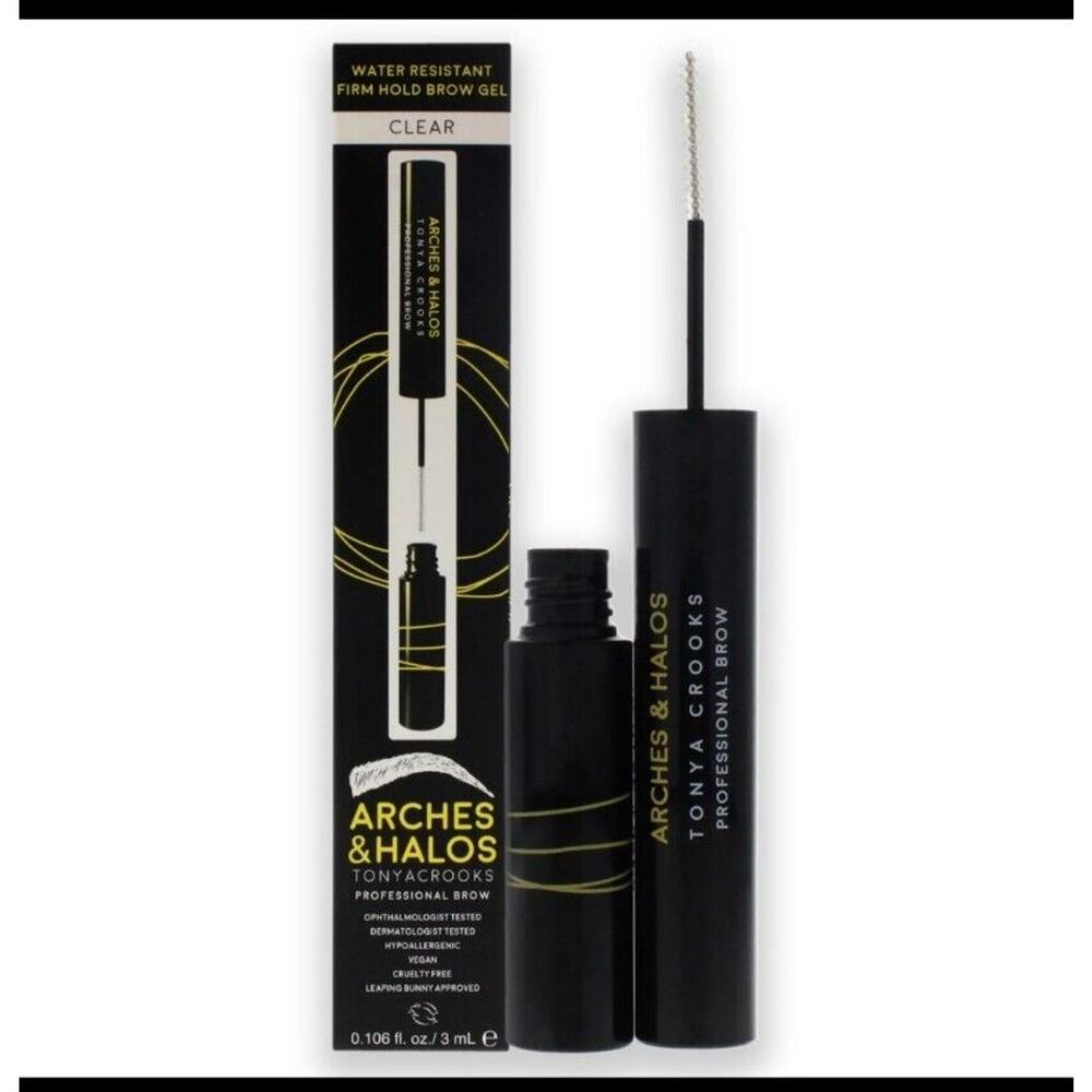 Water Resistant Firm Hold Brow Gel - Clear by Arches & Halos - 0.106 oz Gel